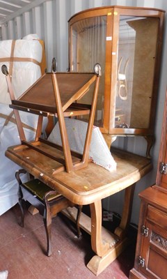 Lot 1098 - A group of furniture, comprising a walnut...