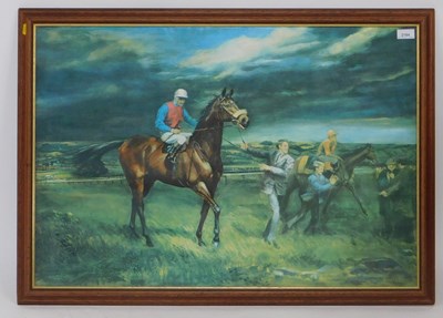 Lot 2164 - A large framed and glazed print of Persian War...