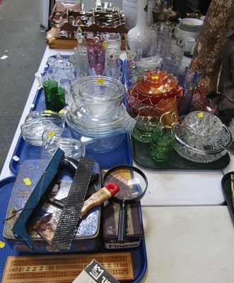 Lot 2166 - Miscellaneous glassware and other wares,...