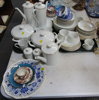 Lot 2170 - Ceramics, in the form of plates, blue and...