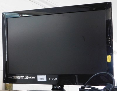 Lot 2230 - A Logik 18" flat screen television, with...