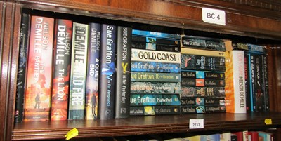 Lot 2233 - Books, mainly novels by Grafton (Sue), etc. (1...