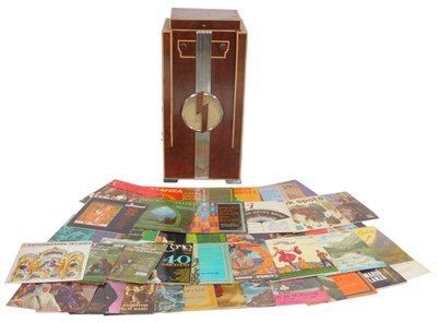 Lot 618 - An Art Deco style cabinet gramophone, with a...
