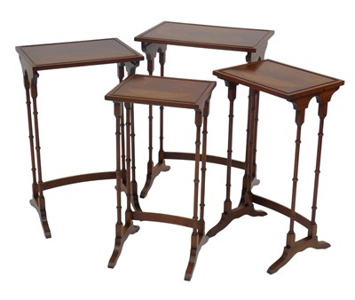 Lot 619 - A 20thC quartetto of mahogany occasional...