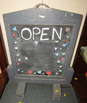 Lot 2234 - A shop or restaurant advertising board.