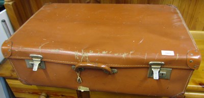 Lot 1065 - A vintage suitcase.