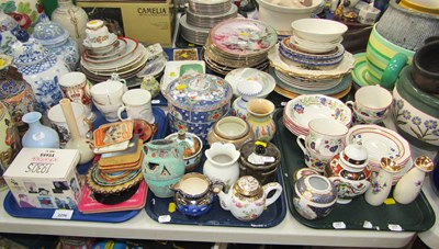 Lot 2256 - Ceramics, including Oriental style lidded pot,...