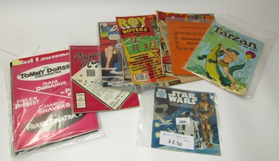 Lot 2266 - A group of comics and paper ephemera,...