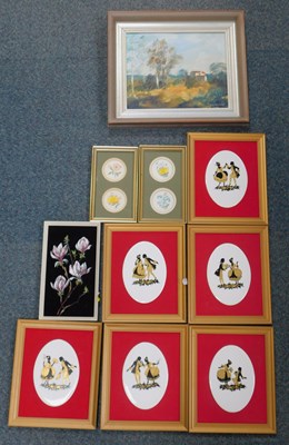 Lot 2275 - Pictures and prints, approx eight pictures,...
