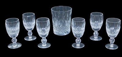Lot 704 - A set of six Waterford Colleen short stem...