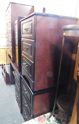 Lot 1148 - A bedroom suite, comprising a two-door...