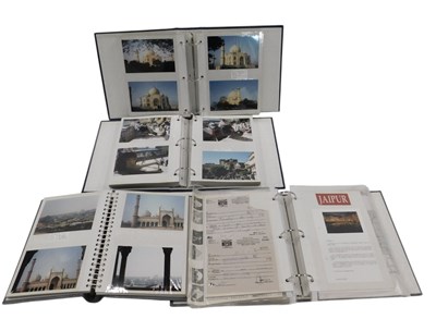 Lot 271 - Four albums of India and Nepal postcards and...