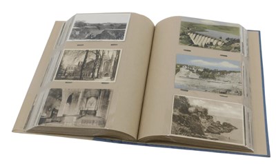 Lot 272 - Deltiology. An album of coloured and black and...