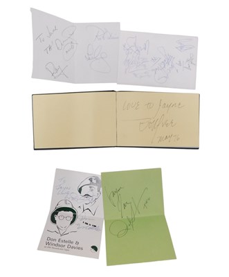 Lot 286 - An autograph album, containing mainly 1970s...