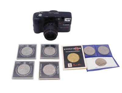 Lot 308 - A group of collectors crowns, and a Canon...