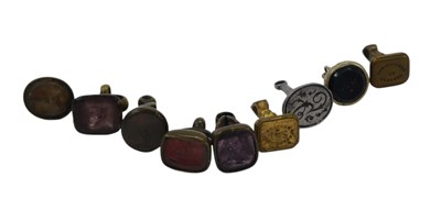 Lot 340 - A group of 19thC and later gilt steel...