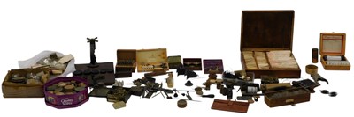 Lot 351 - A group of watch maker's saws and parts, to...
