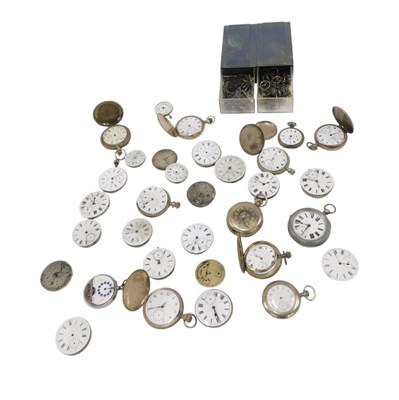 Lot 367 - A group of clock and watch maker's repair...