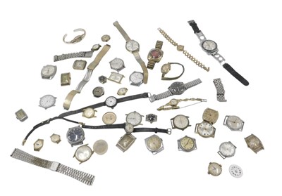 Lot 371 - A collection of vintage pocket watches, to...