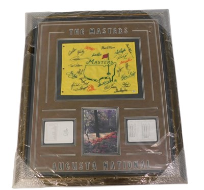 Lot 515 - An Augusta National The Masters flag, with...