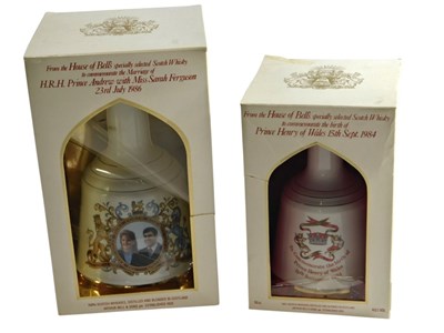 Lot 400 - Two commemorative Bell's Scotch whisky...
