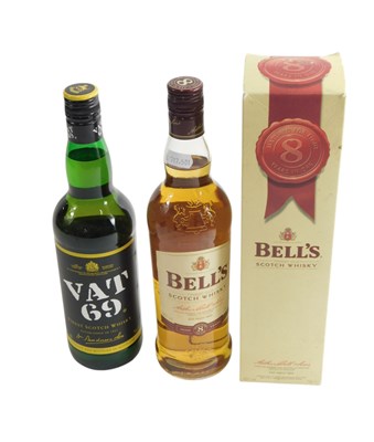 Lot 402 - Two bottles of whisky, comprising a Bell's...
