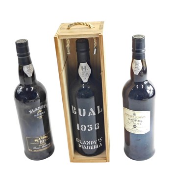 Lot 417 - Three bottles of Mediera, comprising a Bual...