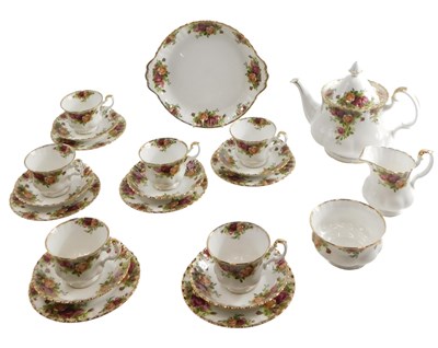Lot 479 - Royal Albert Old Country Roses part tea...