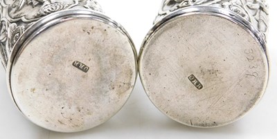 Lot 12 - A pair of late 19thC Indian salt and pepper...