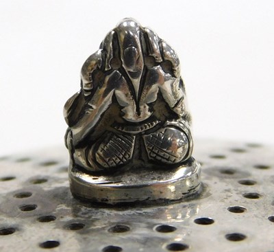 Lot 12 - A pair of late 19thC Indian salt and pepper...