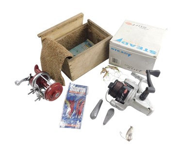Lot 488 - Two fishing reels, comprising a Steadfast...
