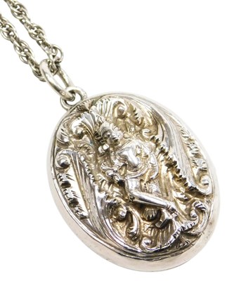 Lot 41 - A late 19thC Anglo-Indian double photo...