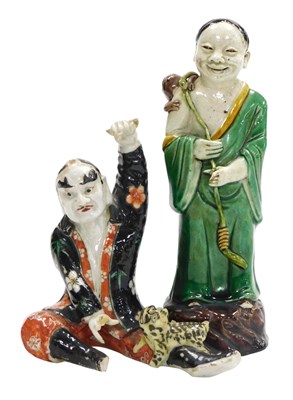 Lot 50 - A Japanese Meiji period Kutani porcelain...