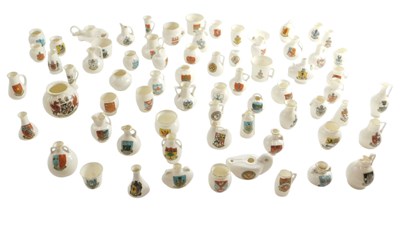 Lot 496 - A group of WH Goss and other crested china, to...