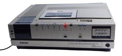 Lot 500 - A Betamax T7ME video recorder, various...