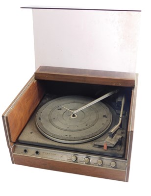 Lot 407 - A Wyndsor record player, with Garrard motor....