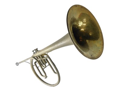 Lot 504 - An Amanti brass Mellophonium, 62cm wide.
