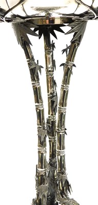 Lot 7 - A late 19thC Chinese silver centrepiece,...