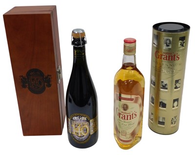 Lot 527 - Two bottles of alcohol, comprising a...