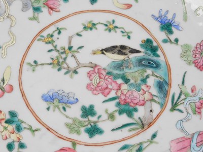 Lot 20 - A Qing dynasty late 19thC famille rose...