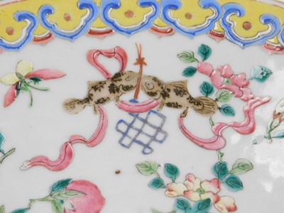 Lot 20 - A Qing dynasty late 19thC famille rose...