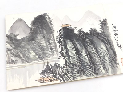 Lot 37 - Chinese School (20thC). A book showing a...