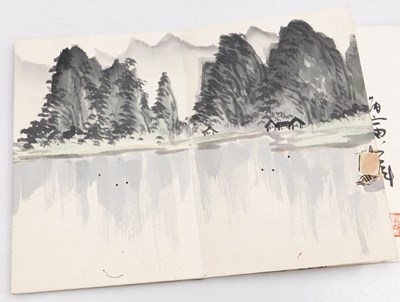 Lot 37 - Chinese School (20thC). A book showing a...