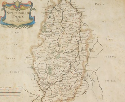 Lot 569 - After Robert Morden. County map of...