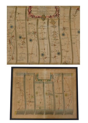 Lot 571 - After John Ogilby. The road from London to...