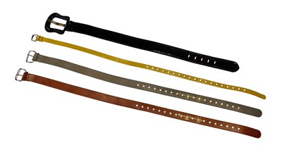 Lot 55 - Three Vivienne Westwood leather belts, in...