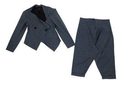Lot 65 - A Vivienne Westwood Anglomania grey trouser...