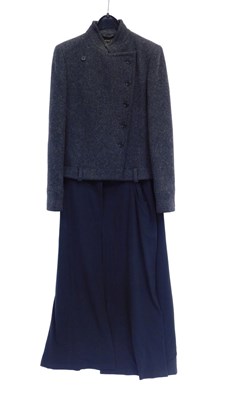 Lot 71 - An Alexander McQueen 1990s grey wool jacket,...