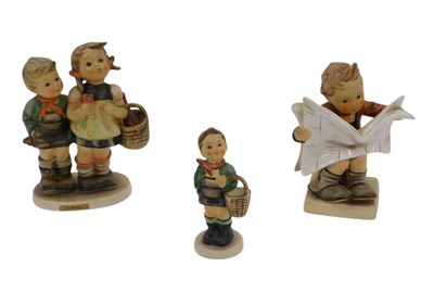 Lot 613 - A Hummel figure group, titled To Market,...