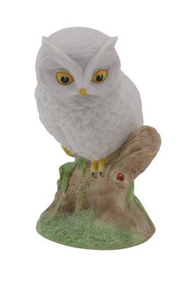 Lot 631 - A John Aynsley figure of a Baby Owl, in bisque...
